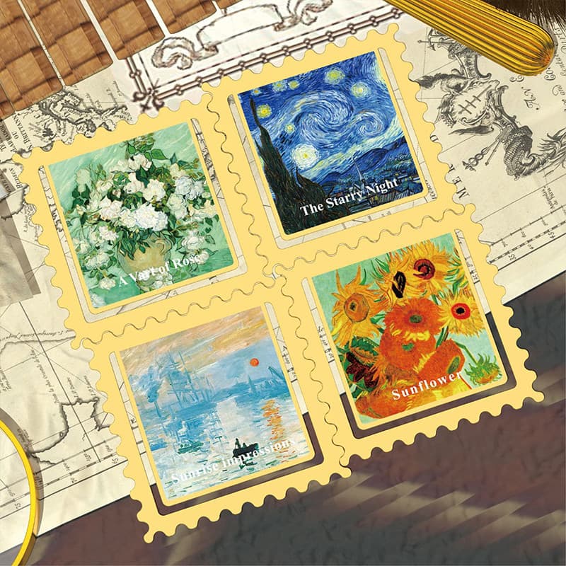 Retro Estilo Chinês Impressionista Pintura A Óleo Phote Quadro Marcador De Metal Oco Em Forma Especial Estudante Livro P