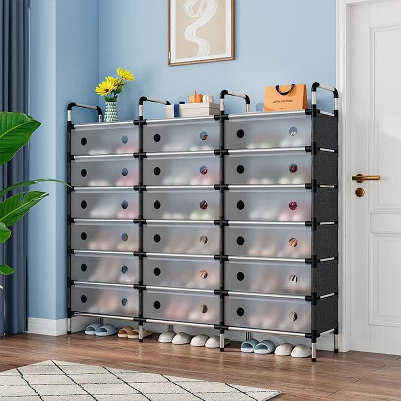 Sapateira 32 Pares Sapato Organizadora Prateleira Gaveta Basculante Hall de Entrada