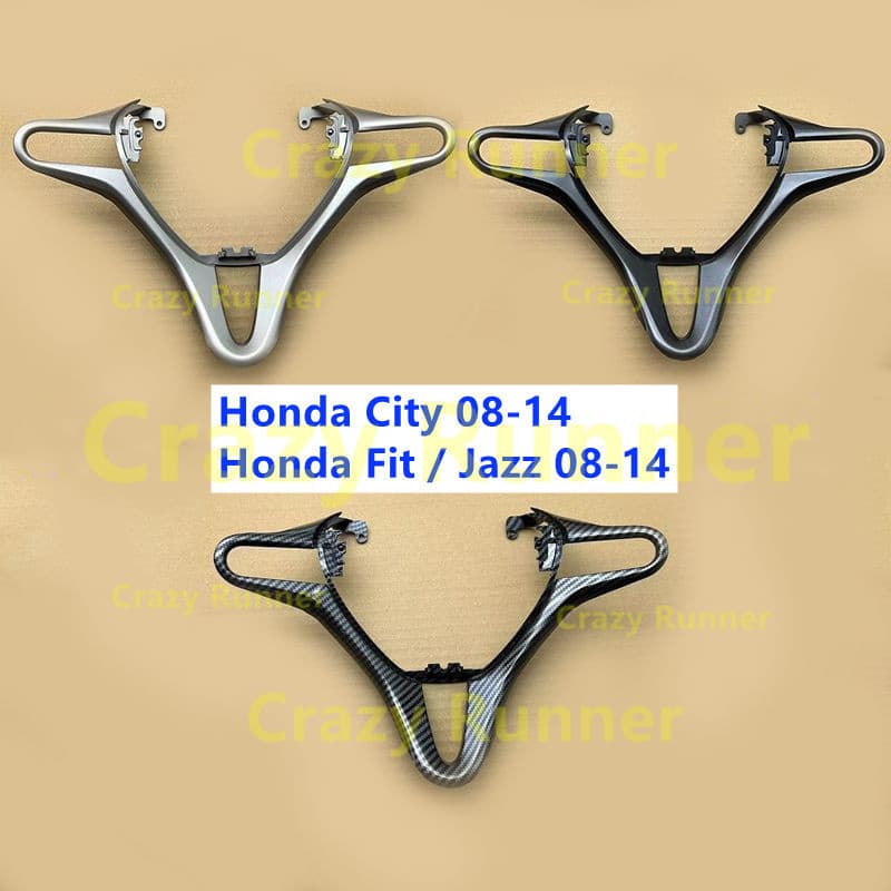 (Não Adequado Para Civic) Painel De Cobertura De Acabamento De Volante Honda City 2009-2014 Fit/Jazz 2008