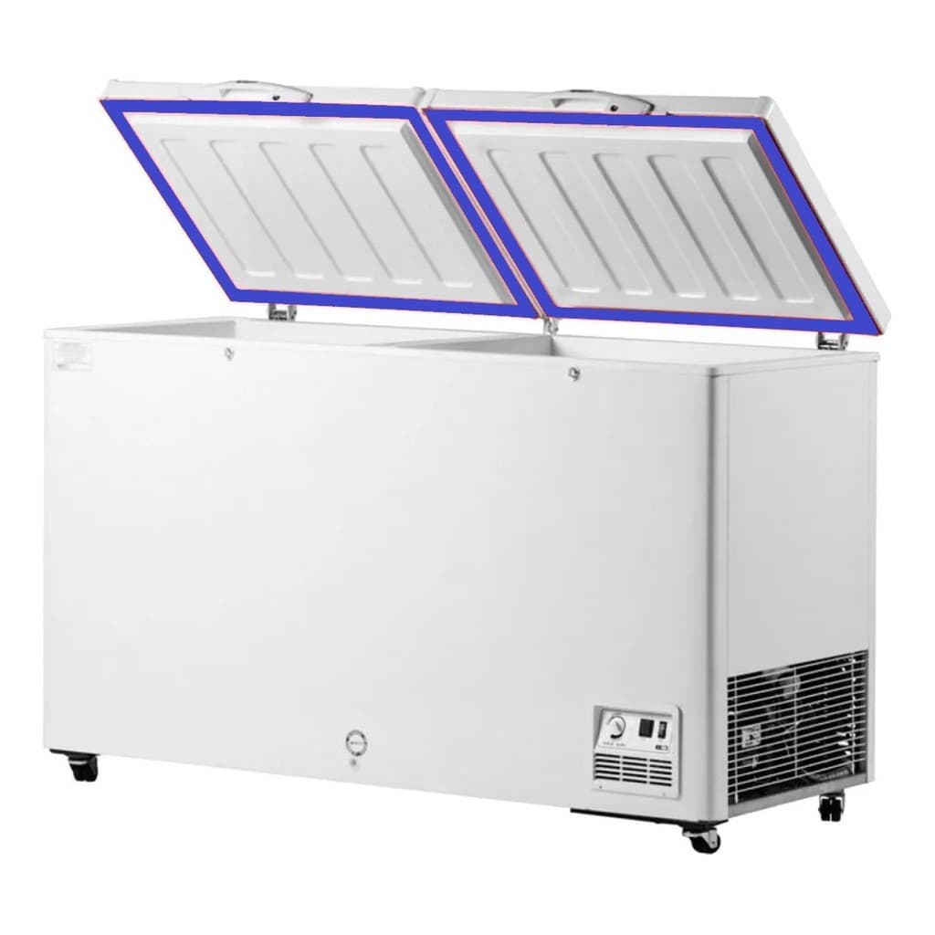 Kit 2 Borracha Compatível Freezer Metalfrio Da420 Da420b (61x66)
