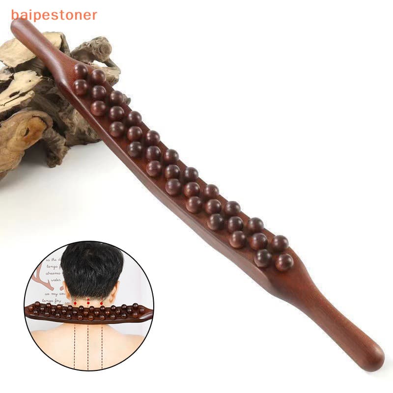 [baipestoner] 37 Contas Universal Massagem Nas Costas Tendões Raspagem Vara Ponto Tratamento Gua Sha Relaxar Ferramenta 