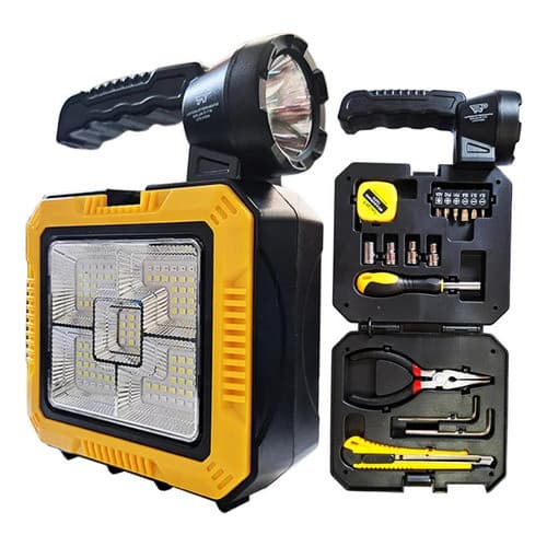 Refletor De Luz Led 500w Com Carregamento Solar