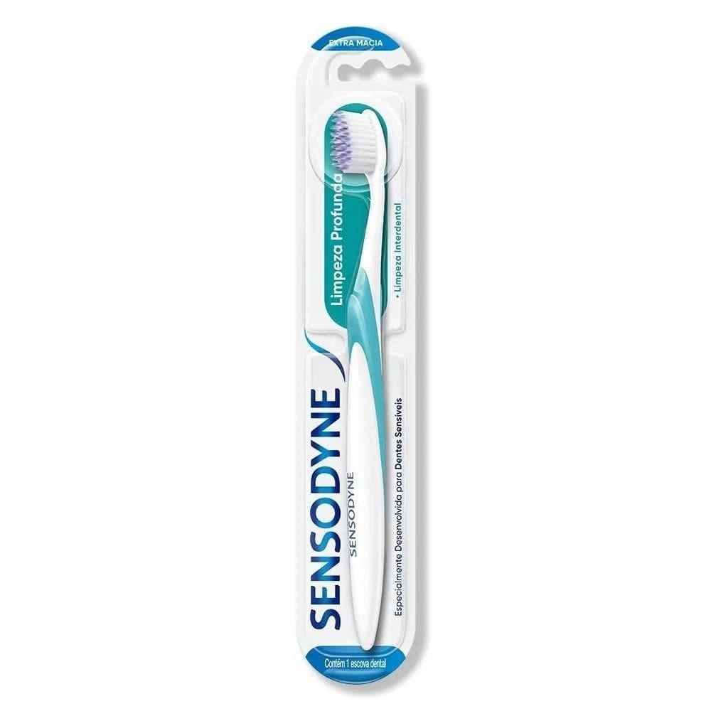 Escova Sensodyne Limp Profunda Dentes Sensíveis Extra Macia Cor Unica