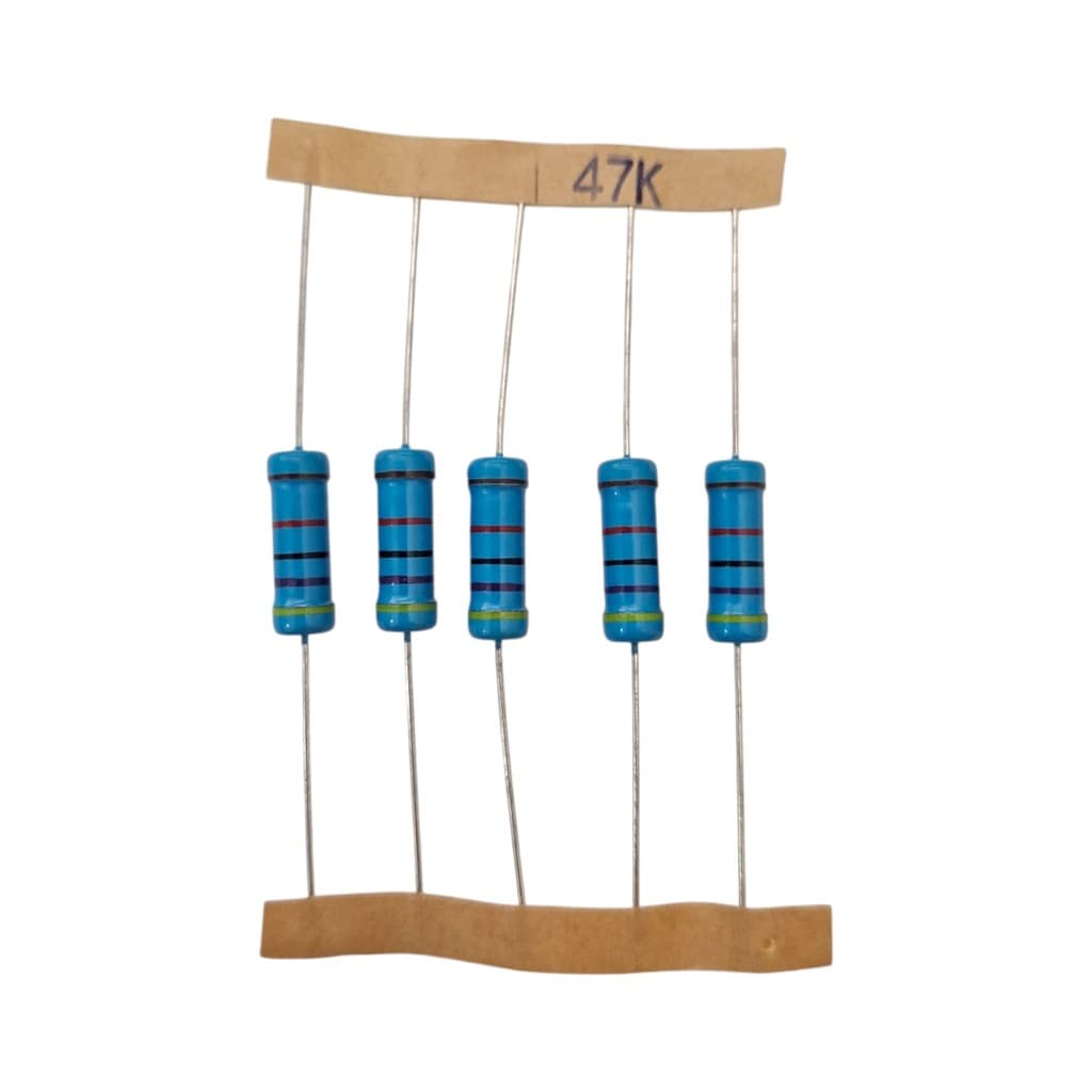 KIT 05 RESISTOR DE PRECISÃO 47K 1% 3W