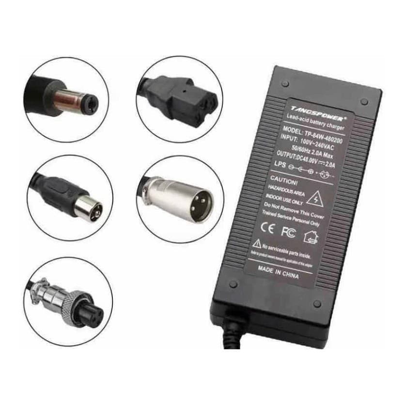 Carregador 48v P/ Triciclo Moto Elétrica 600w