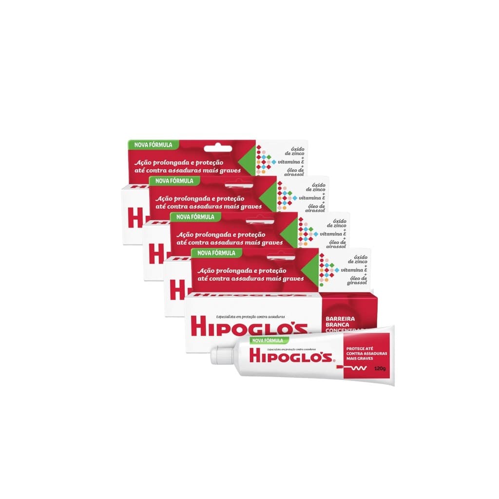 Kit 4 Pomadas Hipoglós Original 120g Tratamento Contínuo
