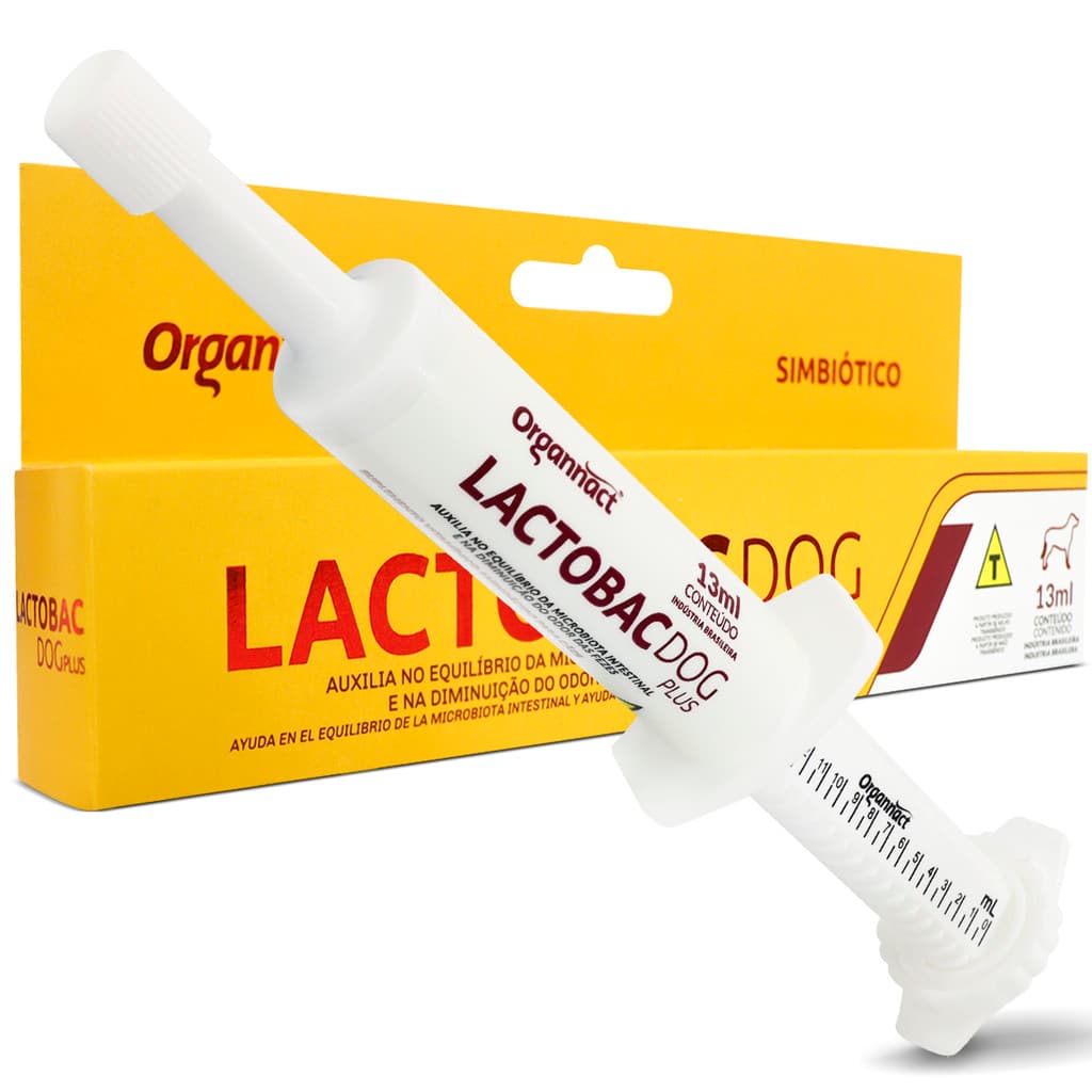 Lactobac Dog Pasta equilíbrio intestinal 13ml Probióticos