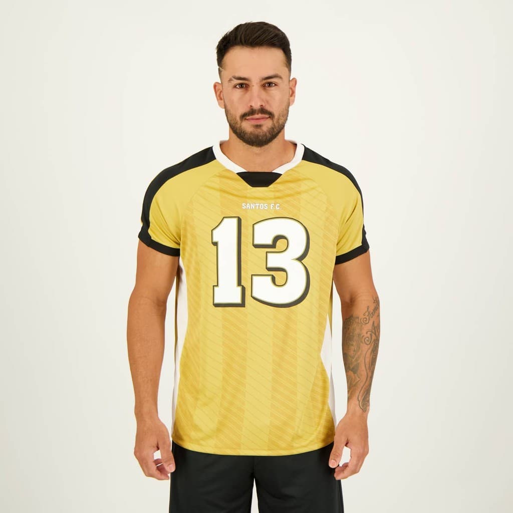 Camisa Santos Lecture Dourada