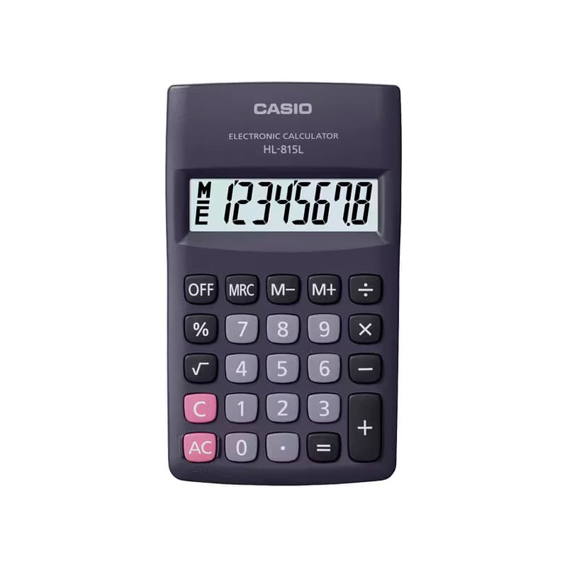 Calculadora de bolso 8 dígitos HL-815L Casio