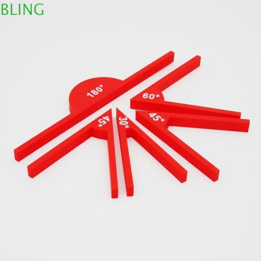 Régua De Ângulo Geométrico BLING , Réguas Portáteis De Matemática Para Ensino , Multifuncional