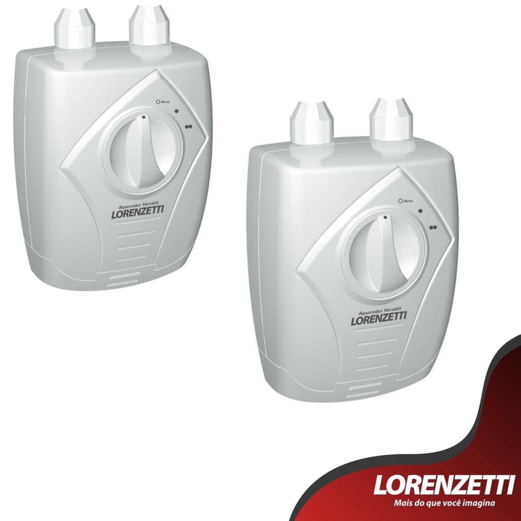 Aquecedor Elétrico Lorenzetti Versátil Branco 5500W 220v