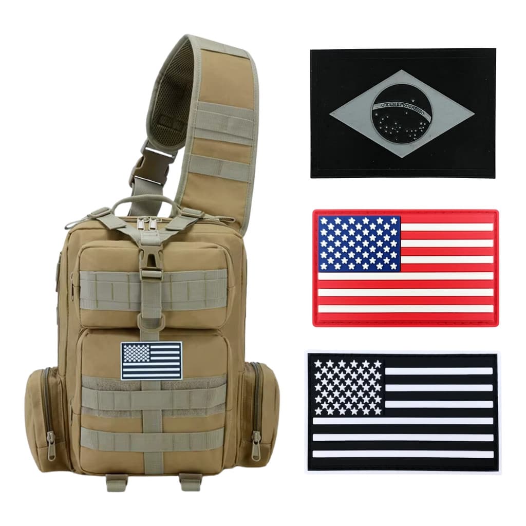 Bandeira Do Brasil Estados Unidos Emborrachada Patch Adesivo Velcro 3d de Mochila Bolsa