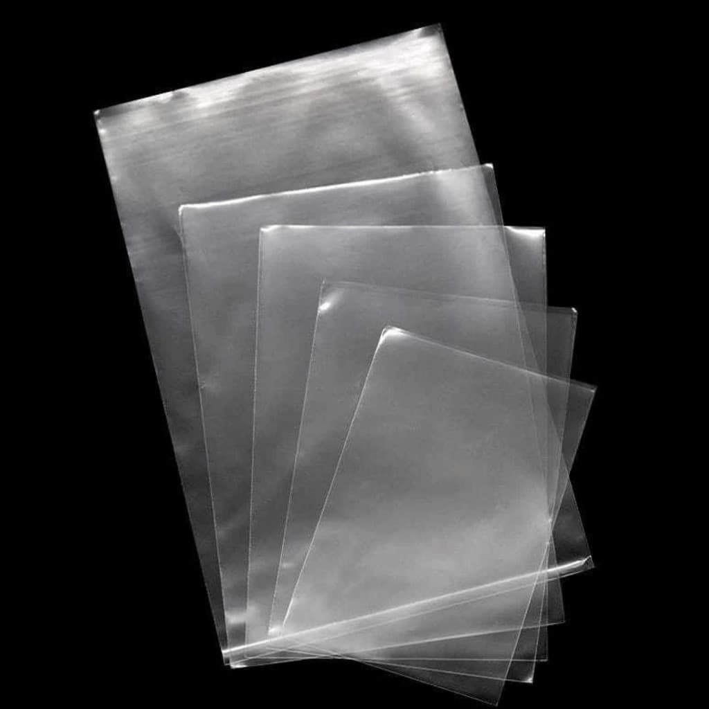 Saquinho Transparente poli pp Celofane Incolor com 50 Unidades para presentes e lembrancinhas