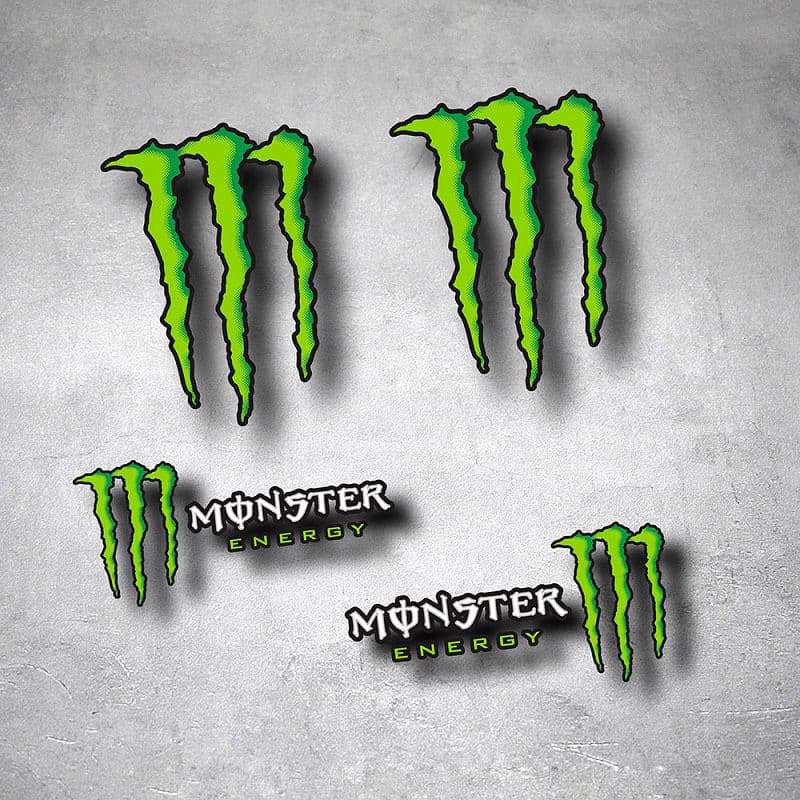 [Carro] Adesivo exclusivo criativo para carro - "Velcro Claw Monster" Motocicleta elétrica Adesivo reflexivo à prova d'á