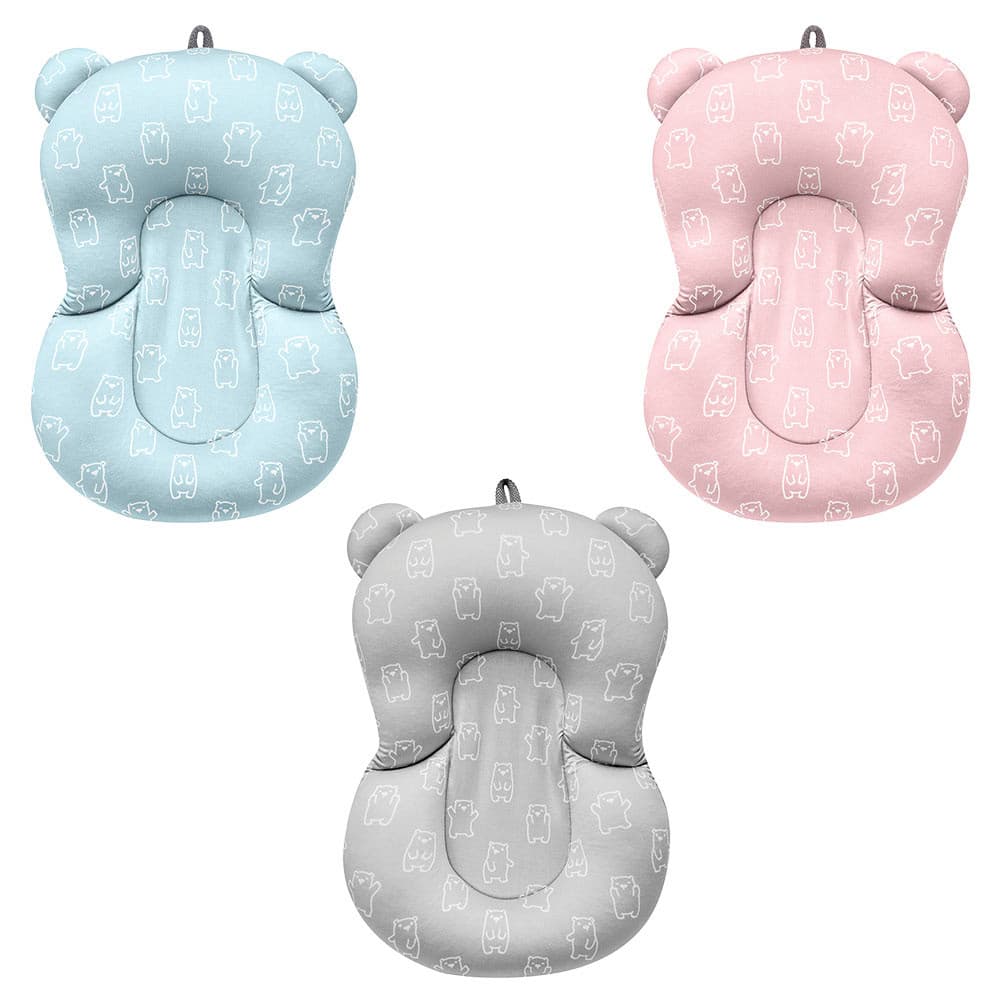 Almofada De Banho Ursinho Relaxante Banheira Bebê Buba