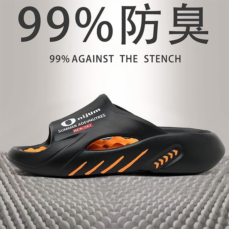 2024 Chinelos De Massagem De Verão Novo Conjunto De Sandálias Masculinas Para O Jardim Tamanho Grande 47