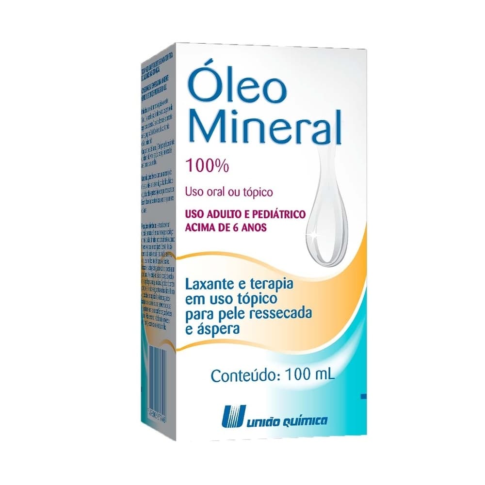 Óleo Mineral União Química 100ml