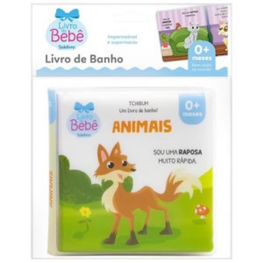 Tchibum um livro de Banho! animais