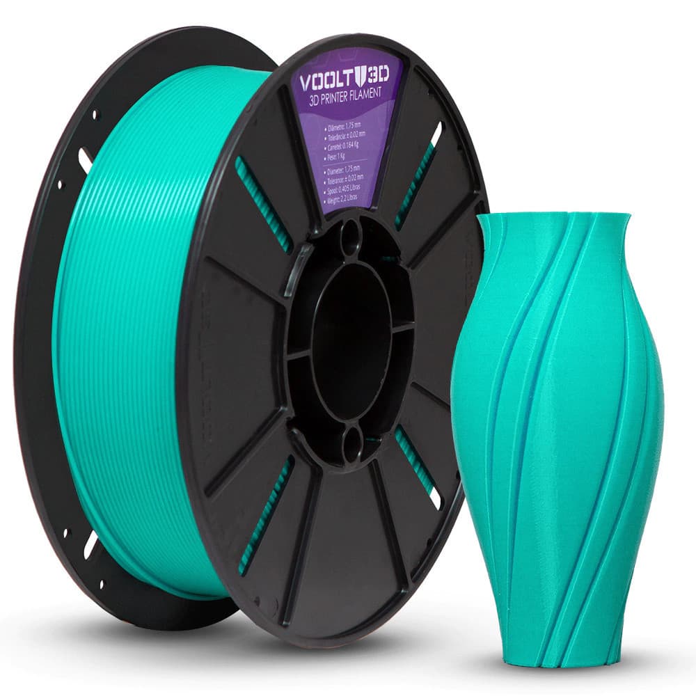 Filamento Pla Verde Tiffany Premium 1kg High Speed V3d