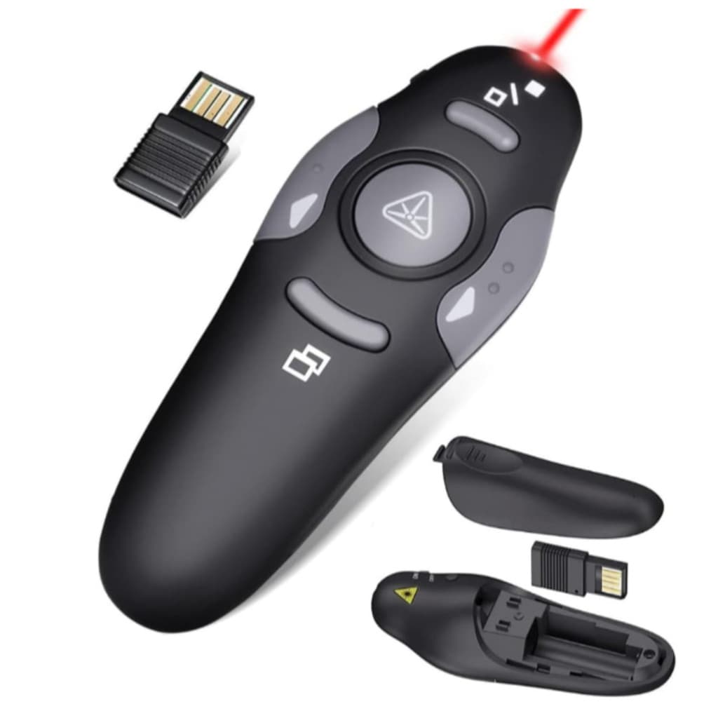 Controle Sem Fio Apresentador Projetor Troca página Caneta Laser Powerpoint Portátil MIHOUSE