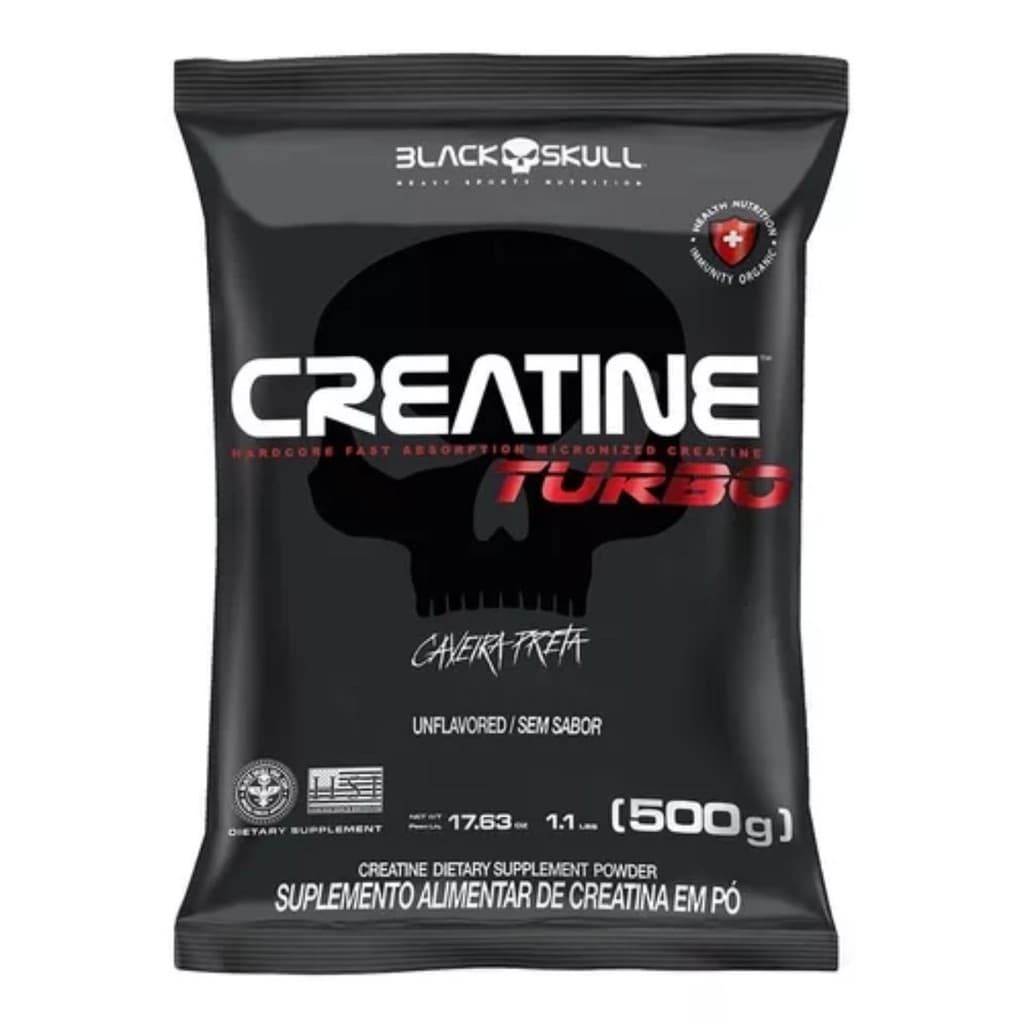 Creatina Turbo Refil 500g Blackskull