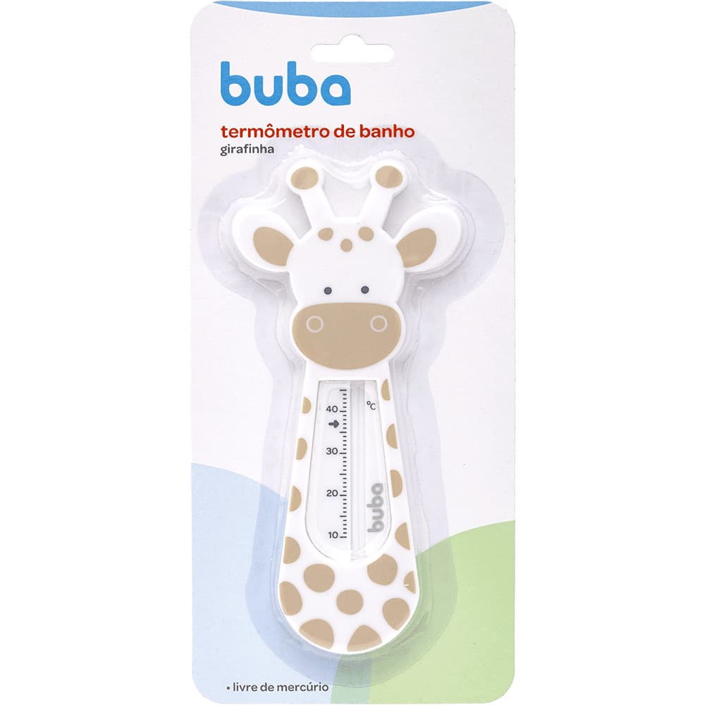 Termômetro De Banho Buba Girafinha Girafa Bege