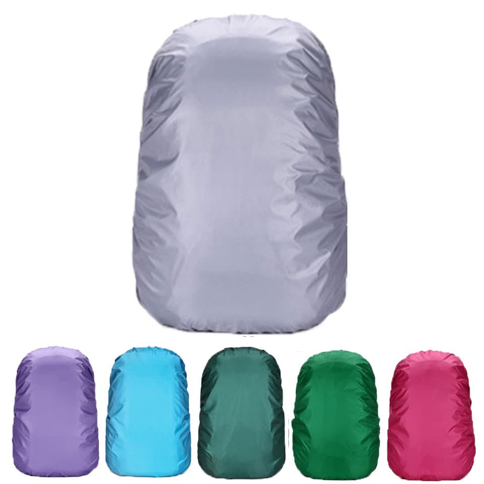 15L-85L Capa De Chuva Impermeável Silve Reflexiva Portátil À Prova De Poeira Esporte Ciclismo Mochila De Escalada