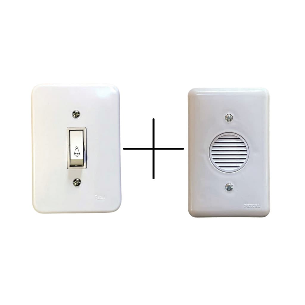 Kit de Campainha Cigarra Completo Bivolt 