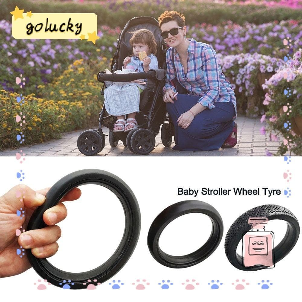 GOLUCKY Carrinho De Passeio De Bebê Pneu De Roda , Pneus De Borracha Para Carrinhos Yoyo Yoya YuYu