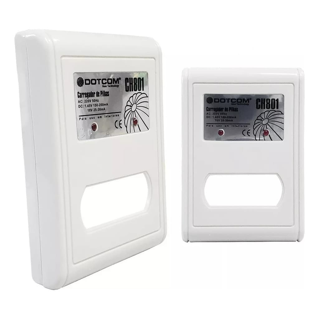 Carregador De Pilhas Recarregáveis Dotcom Ch801 Aa/aaa 220v