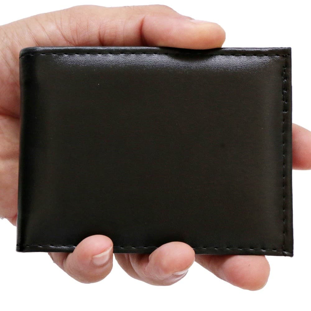 Carteira Masculina Islim Couro Ecológico Barata PRETA