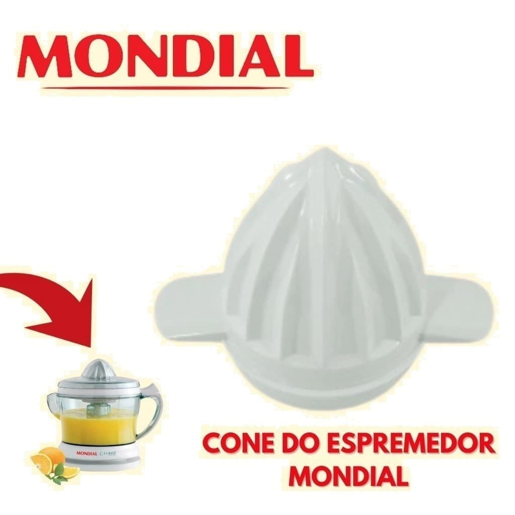 Cone castanha Espremedor de laranja Mondial Turbo Maior Citrus  E-01 E-02 E-03 E-14 E-26