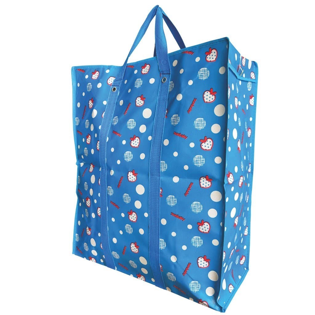 Sacola Bolsa Nylon Feira Grande Sacoleira Mudança com Zíper