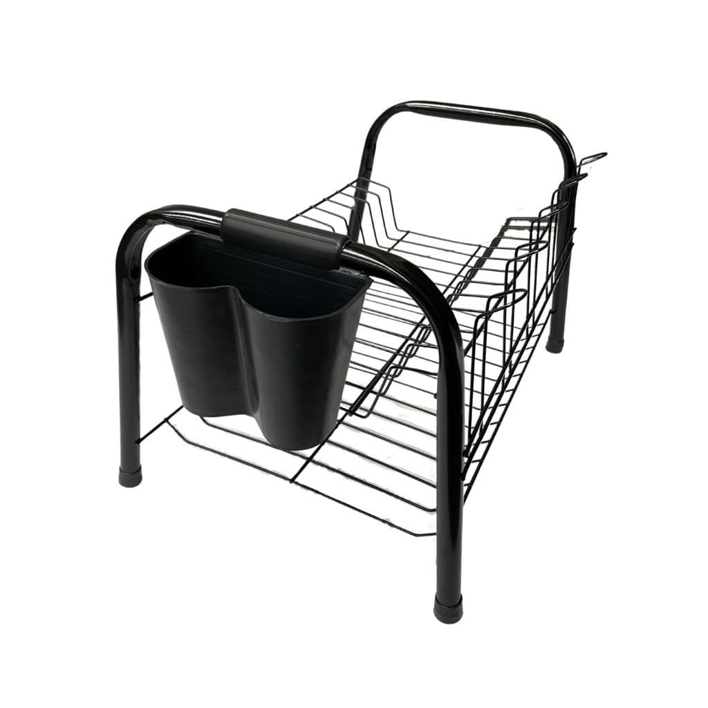 Escorredor De Louça Pia Duplo Design Funcional Prático C/ Porta Talher Encaixável