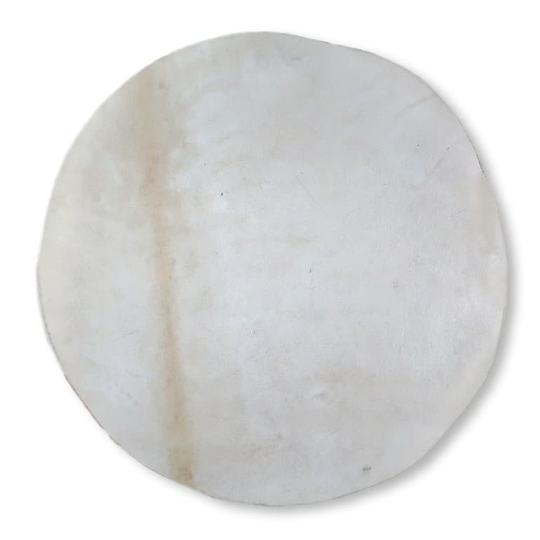 Couro de Cabra legítimo disco com 30cm S/ pelos