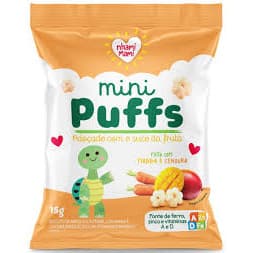 Mini Puffs Manga e Cenoura 6X15g Nhami mami