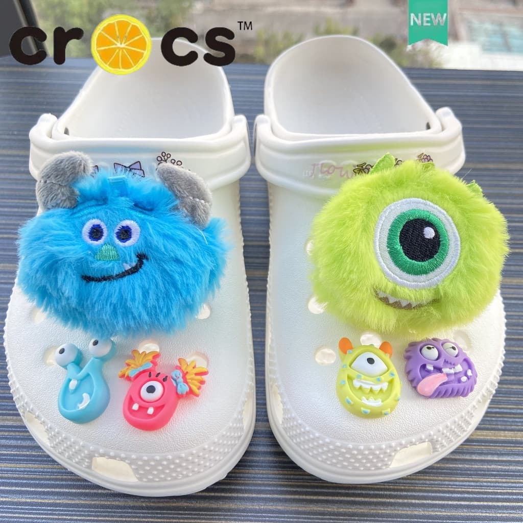 Conjunto  Acessórios Charme Monstro de Olhos Grandes croc Conjunto