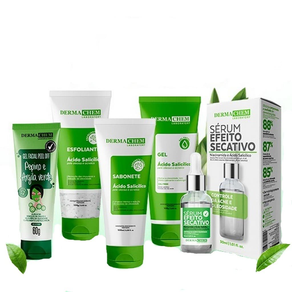 Kit Skincare Dermachem Para Peles Com Acne