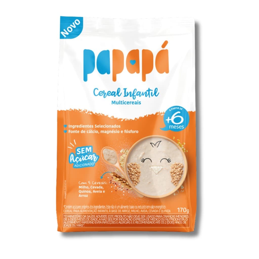 Papapá - Cereal Infantil - 170g - Multicereais