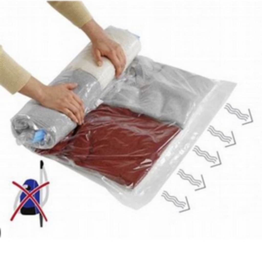 OFERTA Saco Organizador Varias Medidas À Vácuo Com Zíper Para Desinflar Closet Mala Protetor Utilmix