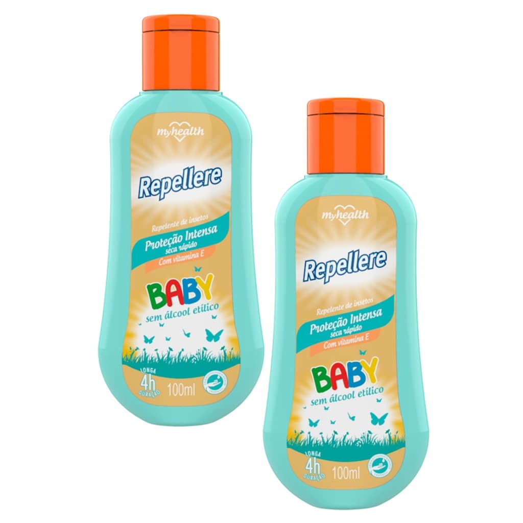 Kit 2 Repelente De Insetos Baby 100Ml Repellere - My Health