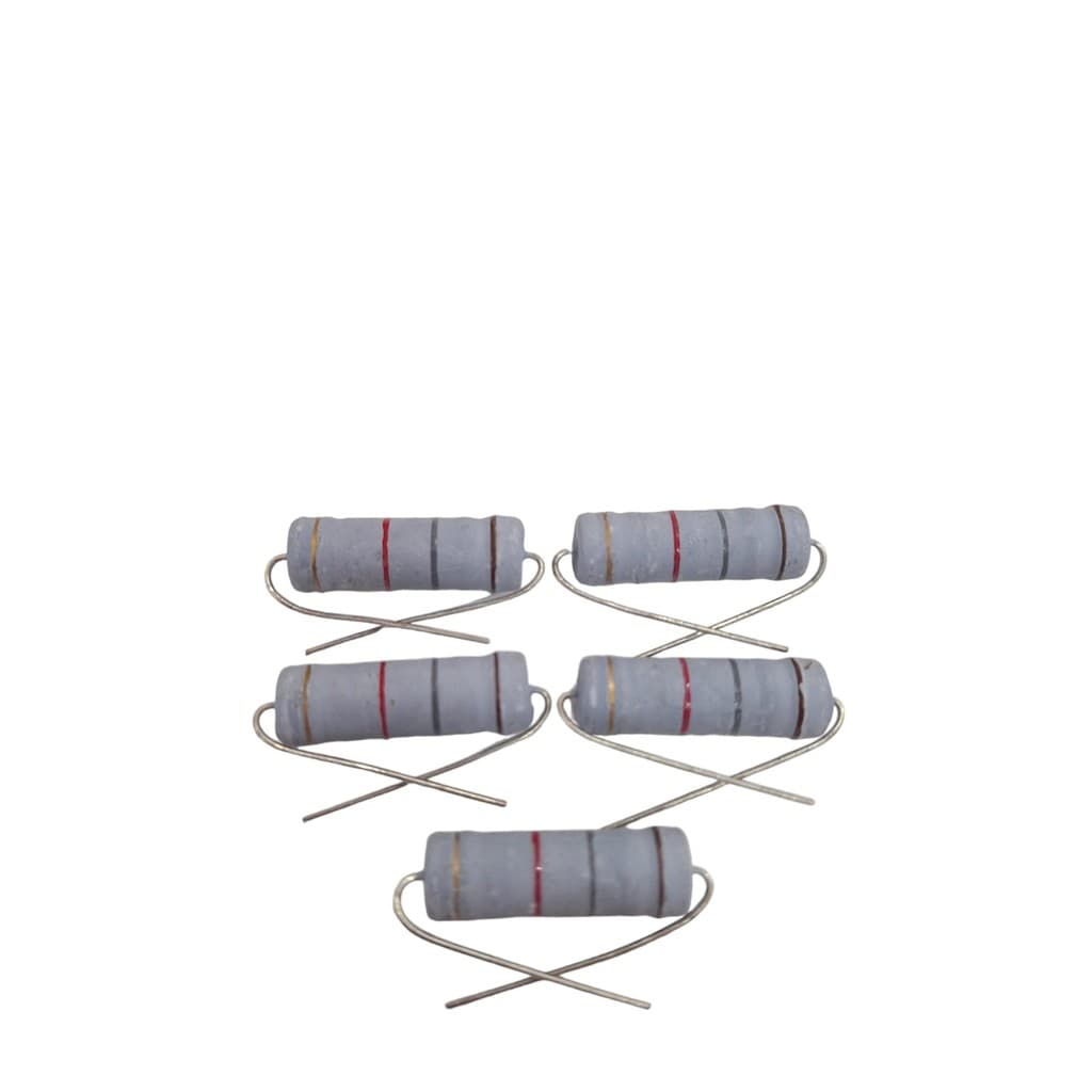 05 Resistor de Potência 1K8 5W 5% Filme de Carbono
