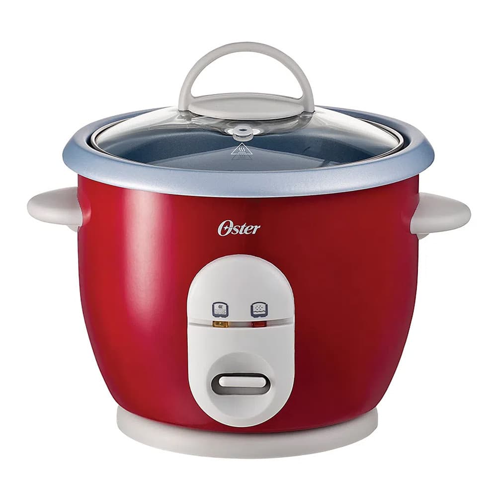 Panela Elétrica de Arroz A Vapor Oster Facile CKSTRC4723 Vermelho Antiaderente 350w 3 Copos
