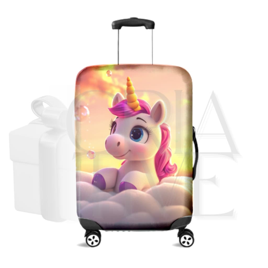 Capas de Mala Personalizada Unicórnio Infantil