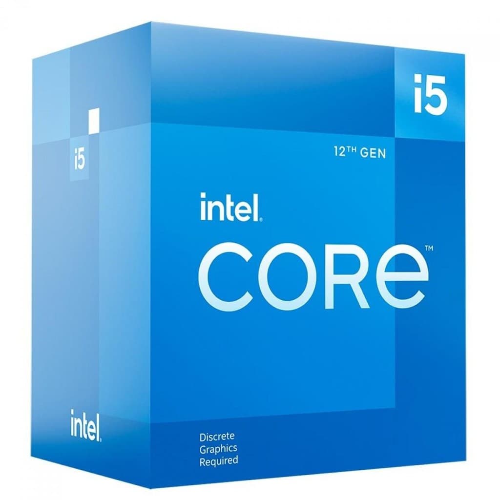 Processador Intel Core i5 12400F, 2.5GHz (4.4GHz Turbo) 6-C 12-T, LGA1700, Com Cooler, BX8071512400F