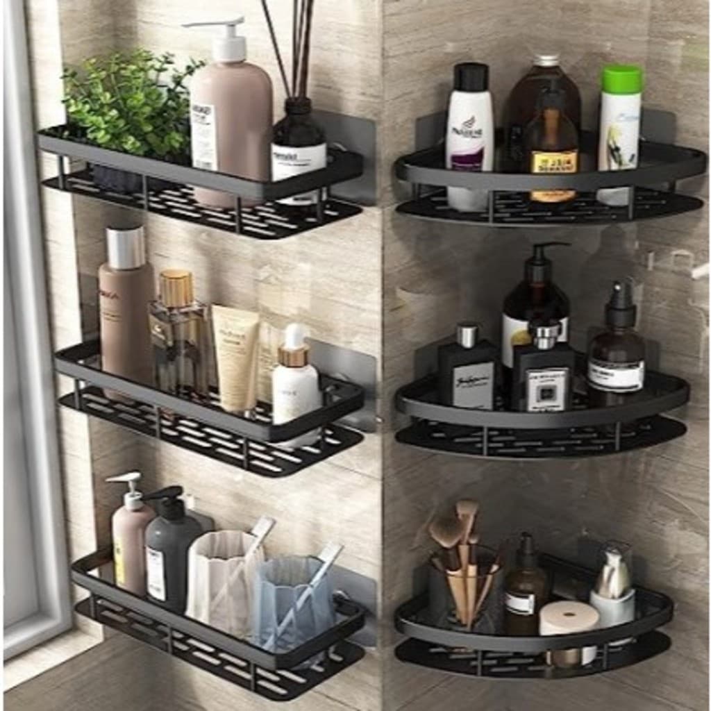 GUIANA Suporte De Shampoo e sabonete Prateleiras De Banheiro(Equipado com parafusos)