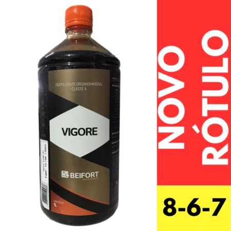 Fertilizante Orgânico Mineral 8-6-7 Classe A, Beifort de 1 Litro, 500ml ou 250ml