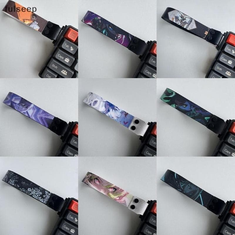 [fulseep] Fita De Teclado Fashion Alça Mecânico Universal Personalizada Anime Acessórios De Decoração BR