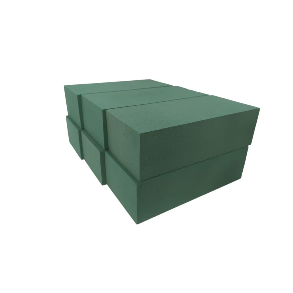 Espuma Floral c/ 6un Tijolo 6 X 9 X 20cm Acqua Flor