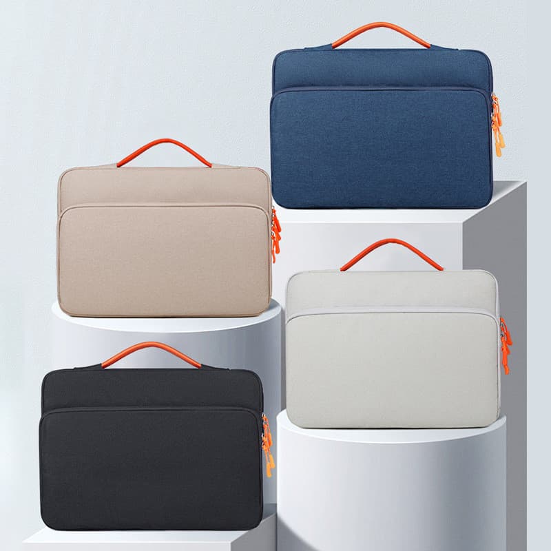 Bolsa de notebook universal do portátil com zíper dobro 15.6 Polegada